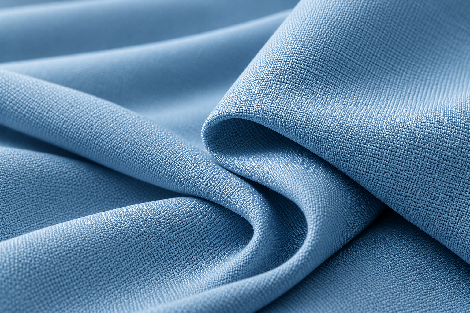 Blue antibacterial fabric