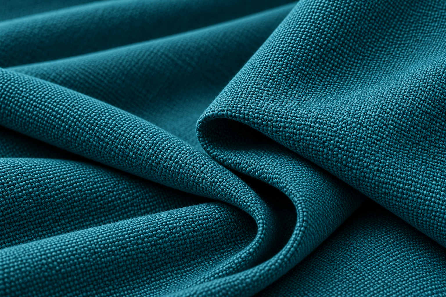 Teal canvas fabric