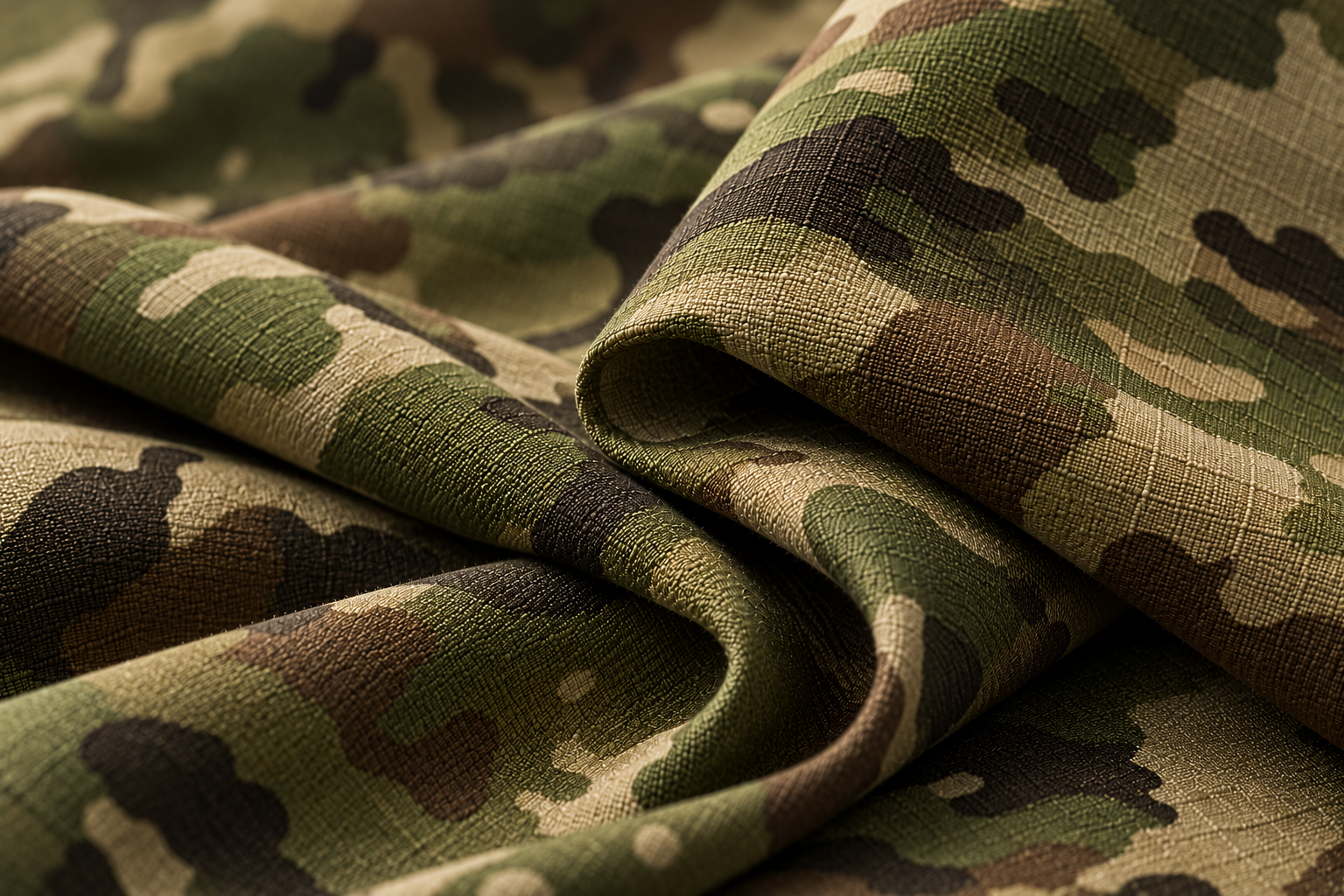 Military camouflage fabric